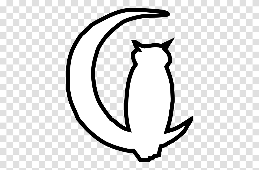 Owl Moon Clip Art For Web, Hand, Stencil, Logo Transparent Png