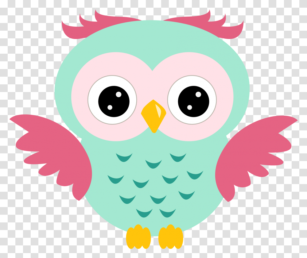 Owl Pink Buscar Con Google Personajes Owl Owl Clipart, Graphics, Bird, Animal, Face Transparent Png