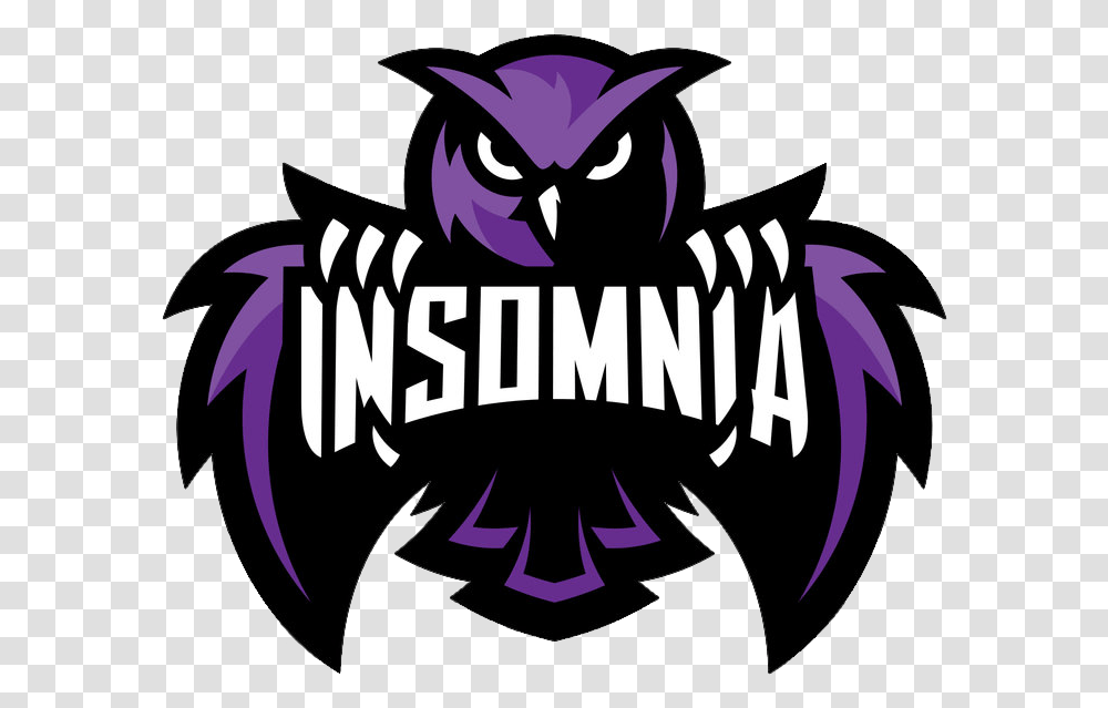 Owl Purple Global Offensive Sports Counterstrike Electronic Insomnia Esports, Logo Transparent Png