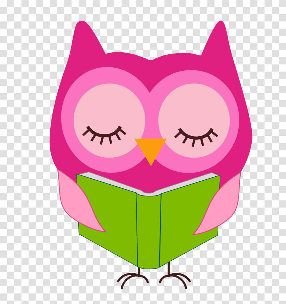 Owl Reading Clipart, Pattern, Purple, Mouth Transparent Png