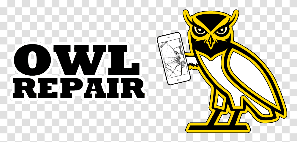Owl Repair Cartoon, Label, Sticker, Electronics Transparent Png