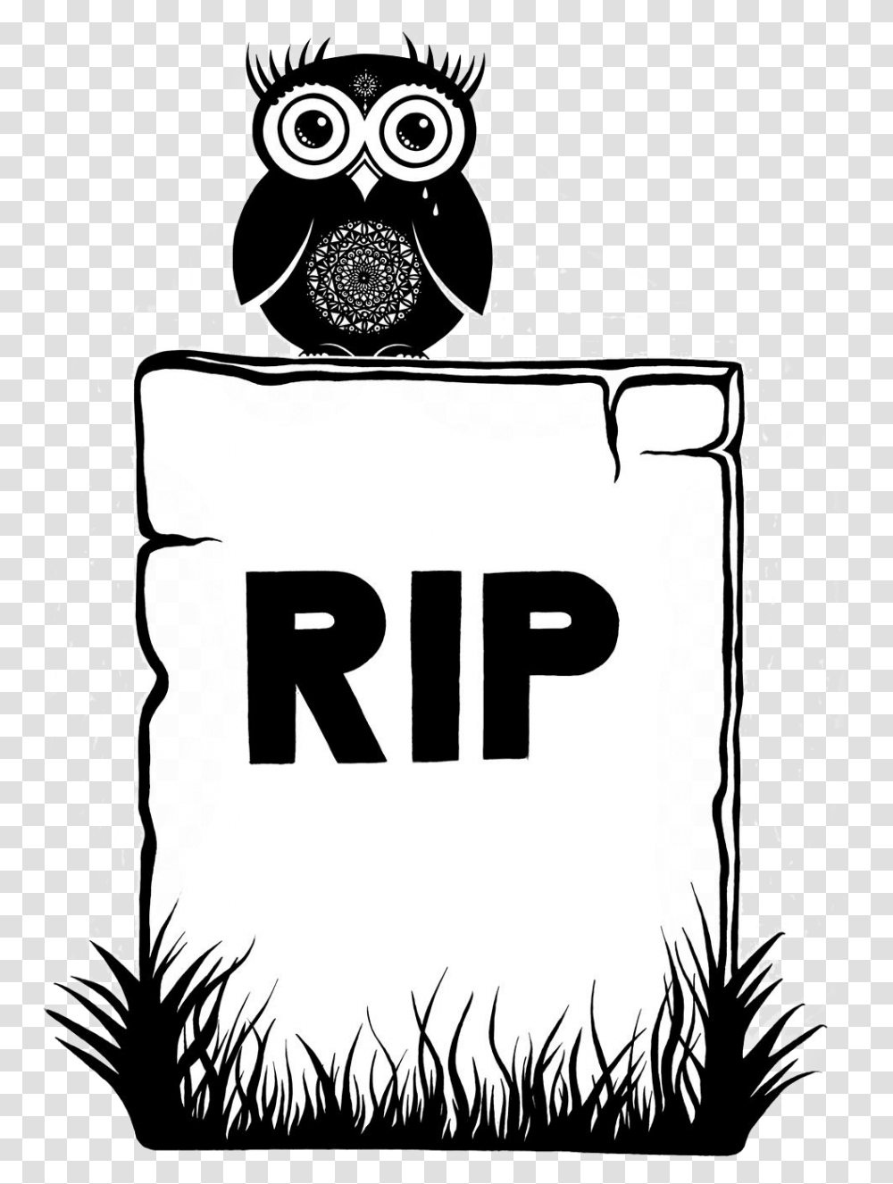 Owl Rip Graphic Cartoon, Stencil, Face Transparent Png