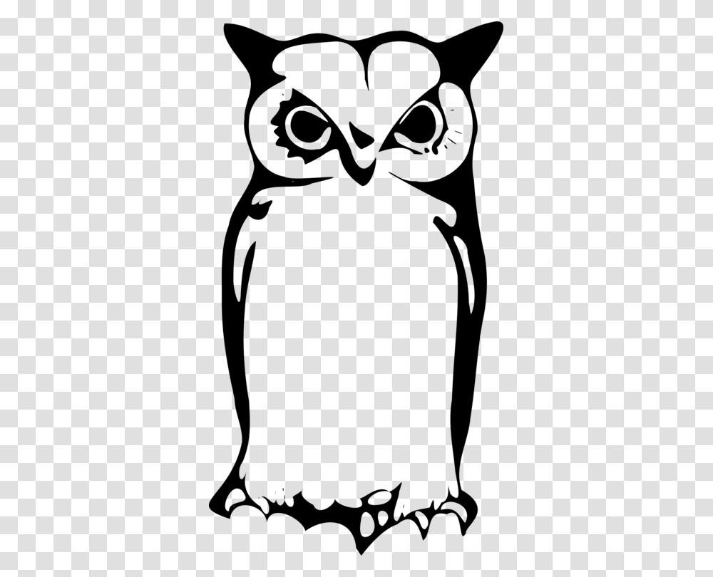Owl Silhouette Bird Drawing Line Art, Gray, World Of Warcraft Transparent Png