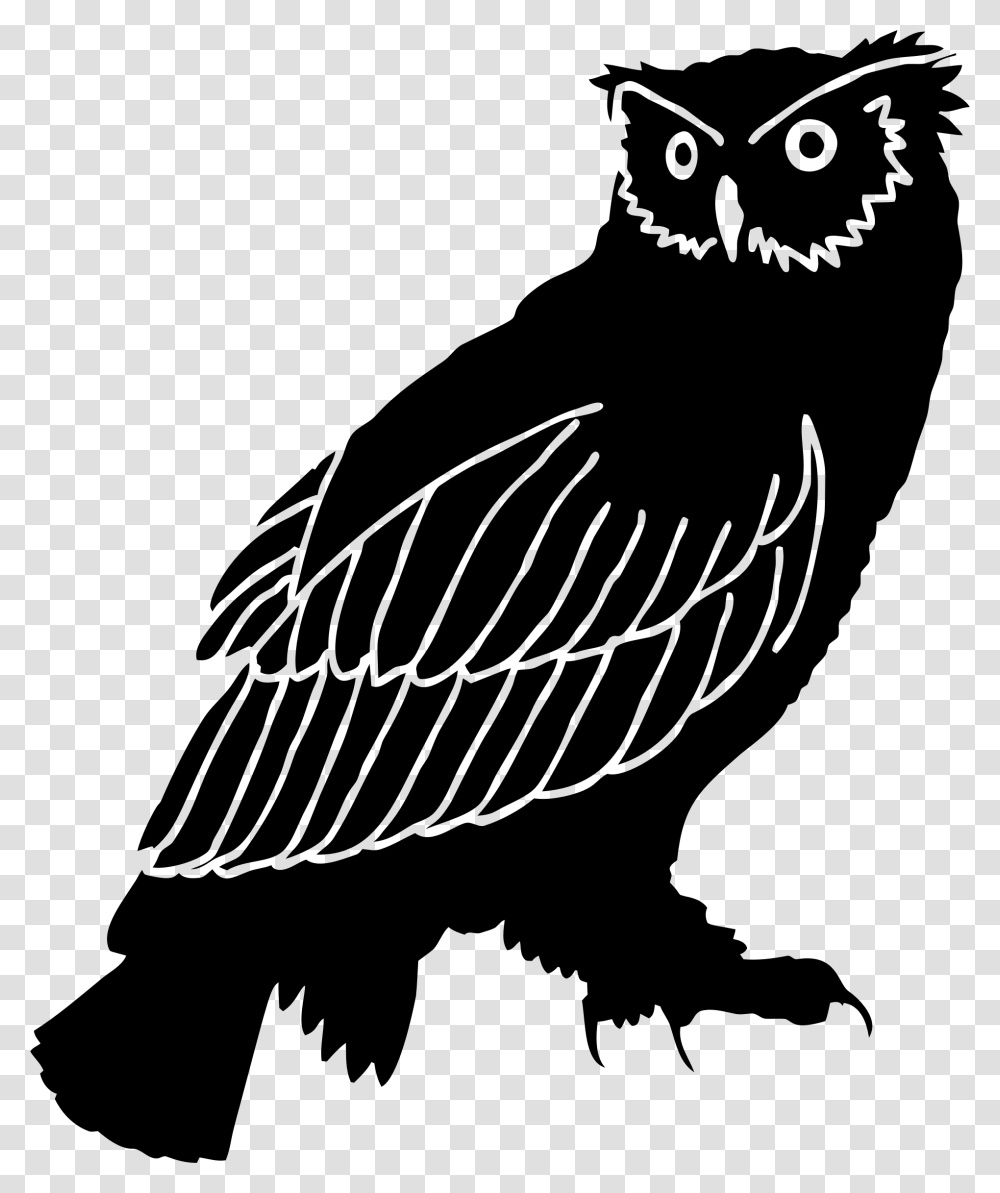 Owl Silhouette Clip Art Owl Silhouette, Gray, World Of Warcraft Transparent Png