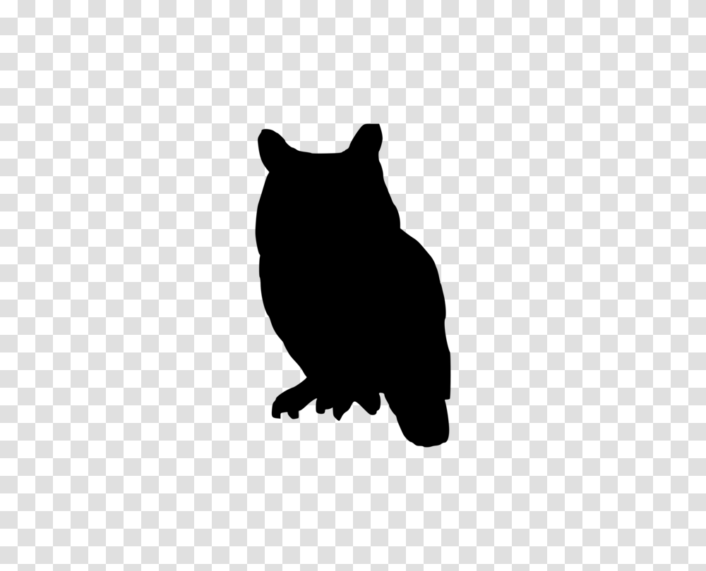 Owl Silhouette Drawing Art Bird, Gray, World Of Warcraft Transparent Png