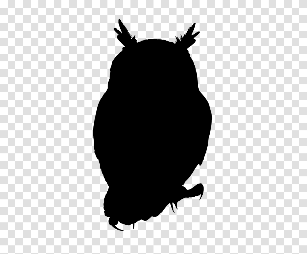 Owl Silhouette Free Download, Gray, World Of Warcraft Transparent Png