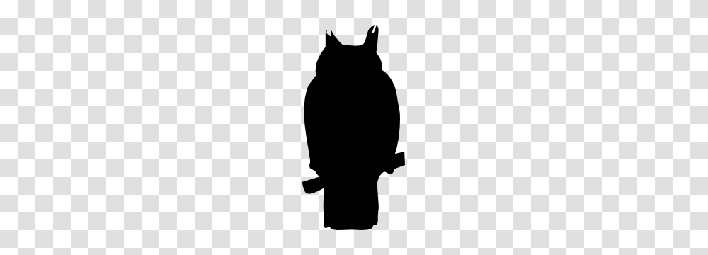 Owl Silhouette Sticker, Stencil, Cat, Pet, Mammal Transparent Png