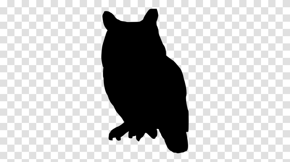 Owl Silhouette Vector Image, Gray, World Of Warcraft Transparent Png