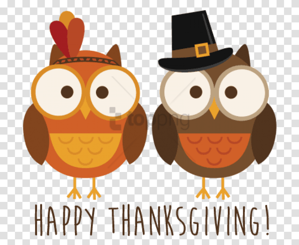 Owl Thanksgiving Clip Art, Outdoors, Nature, Snow, Plant Transparent Png