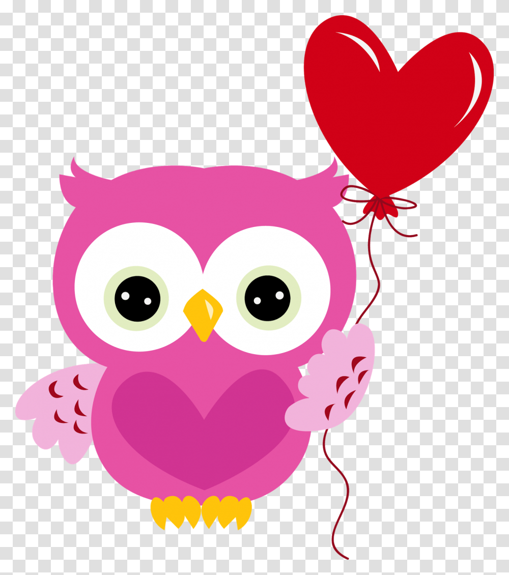 Owl Valentines Day Clip Art, Animal, Bird, Heart Transparent Png