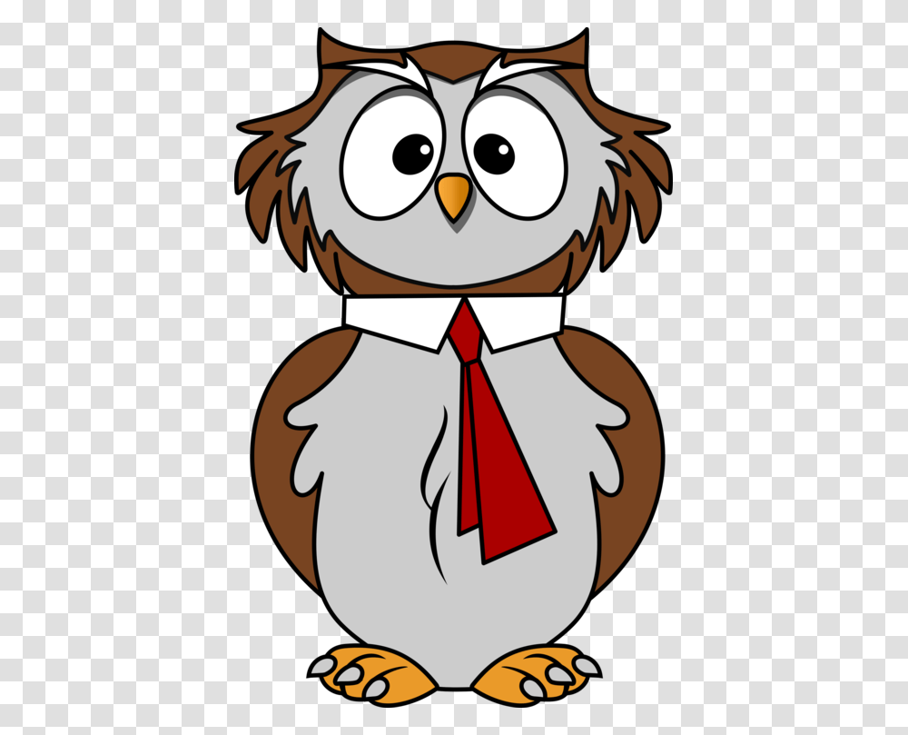 Owlartworkvertebrate Notes And Rest Activity, Tie, Accessories, Accessory, Book Transparent Png