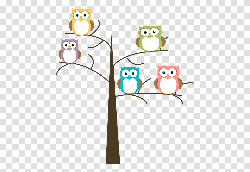 Owls In A Tree Clip Art Image Owls In A Tree Clipart, Cat, Pet, Mammal, Animal Transparent Png