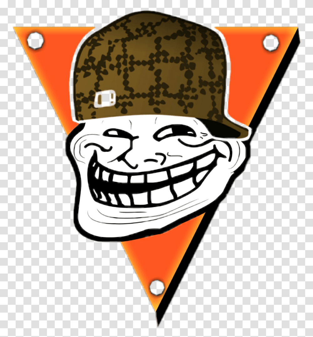 Own Creation Funny Face Logo Troll Face, Clothing, Hat, Graphics, Art Transparent Png