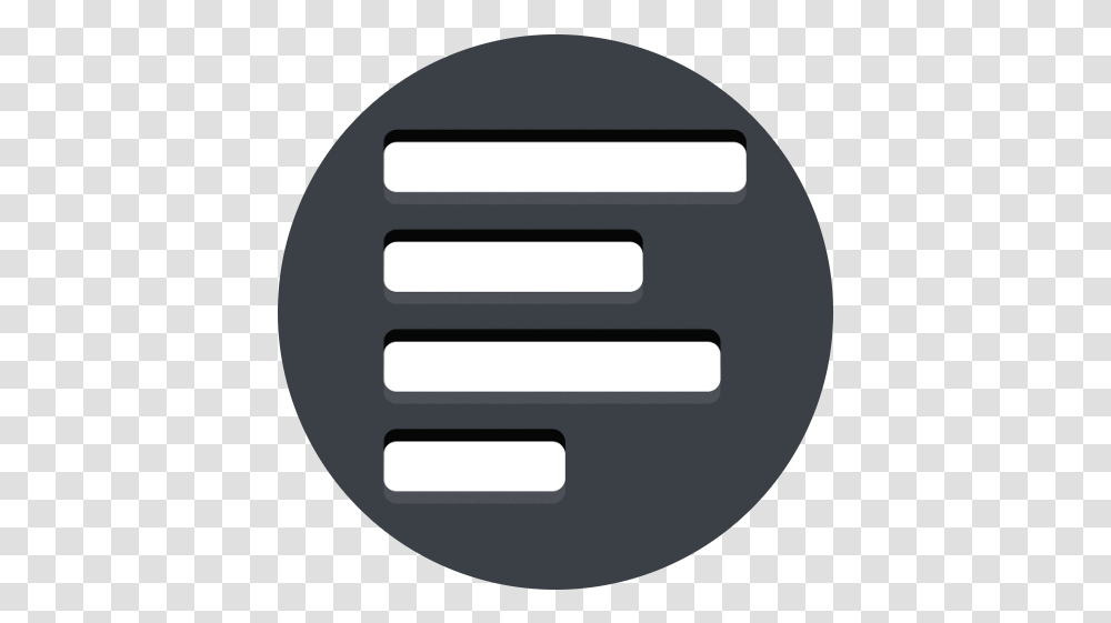 Owncloud App Logo Youtube Icon Round Black Task, Symbol, Trademark, Mailbox, Letterbox Transparent Png
