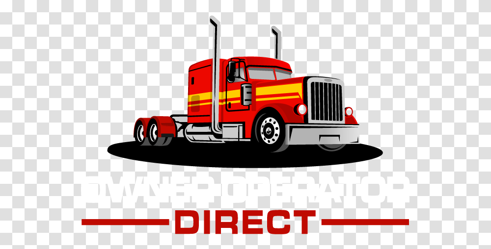 Owner Operator Direct, Fire Truck, Vehicle, Transportation, Trailer Truck Transparent Png