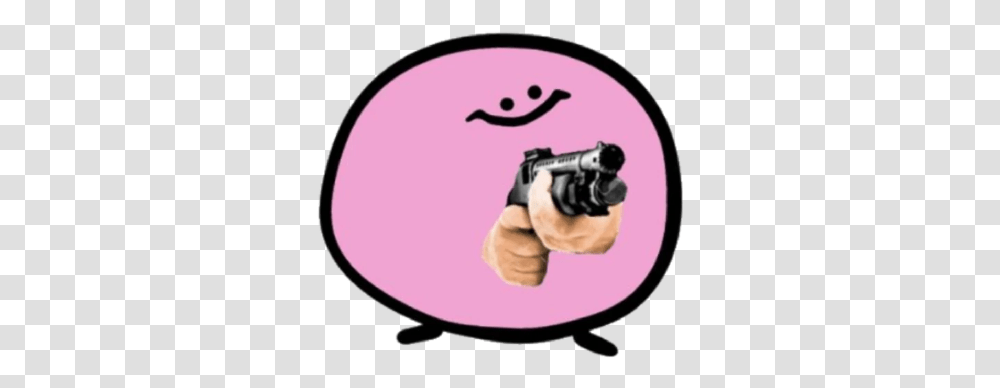 Owo Bot Githubmemory Terminalmontage Kirby, Weapon, Weaponry, Hand, Gun Transparent Png