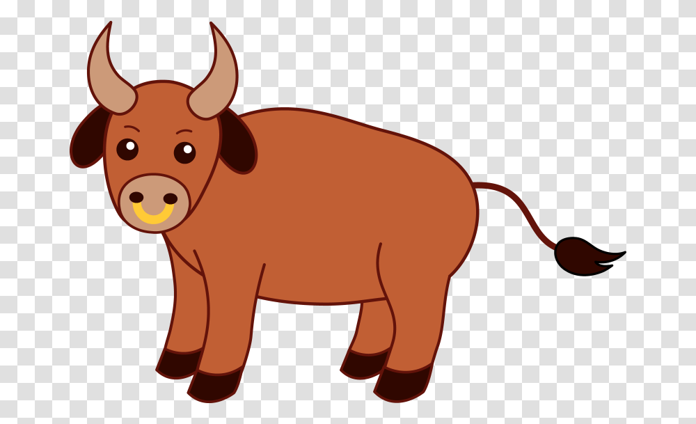 Ox Clipart Cute, Mammal, Animal, Cattle, Buffalo Transparent Png