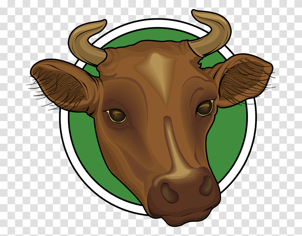 Ox Clipart Head, Cow, Cattle, Mammal, Animal Transparent Png