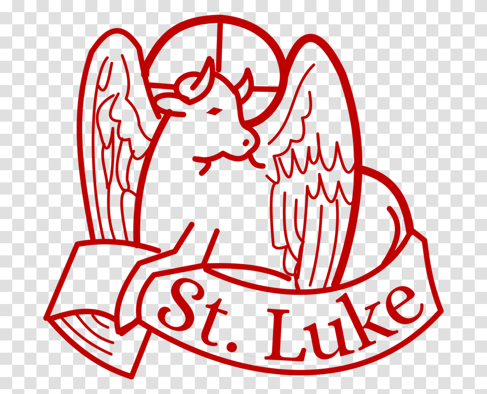 Ox Gospel Of Luke Symbol Computer Icons Bull, Logo, Trademark, Label Transparent Png