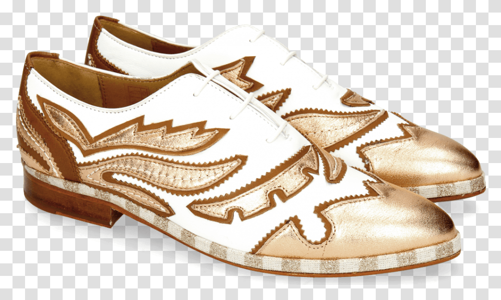 Oxford Shoes Jessy 43 Rio White Talca Rose Gold Sneakers, Apparel, Footwear, Running Shoe Transparent Png