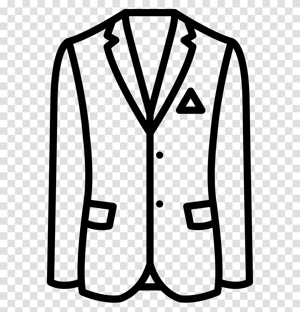 Oxford Wave Blazer Suit Jacket Clipart Black And White, Shirt, Coat, Overcoat Transparent Png