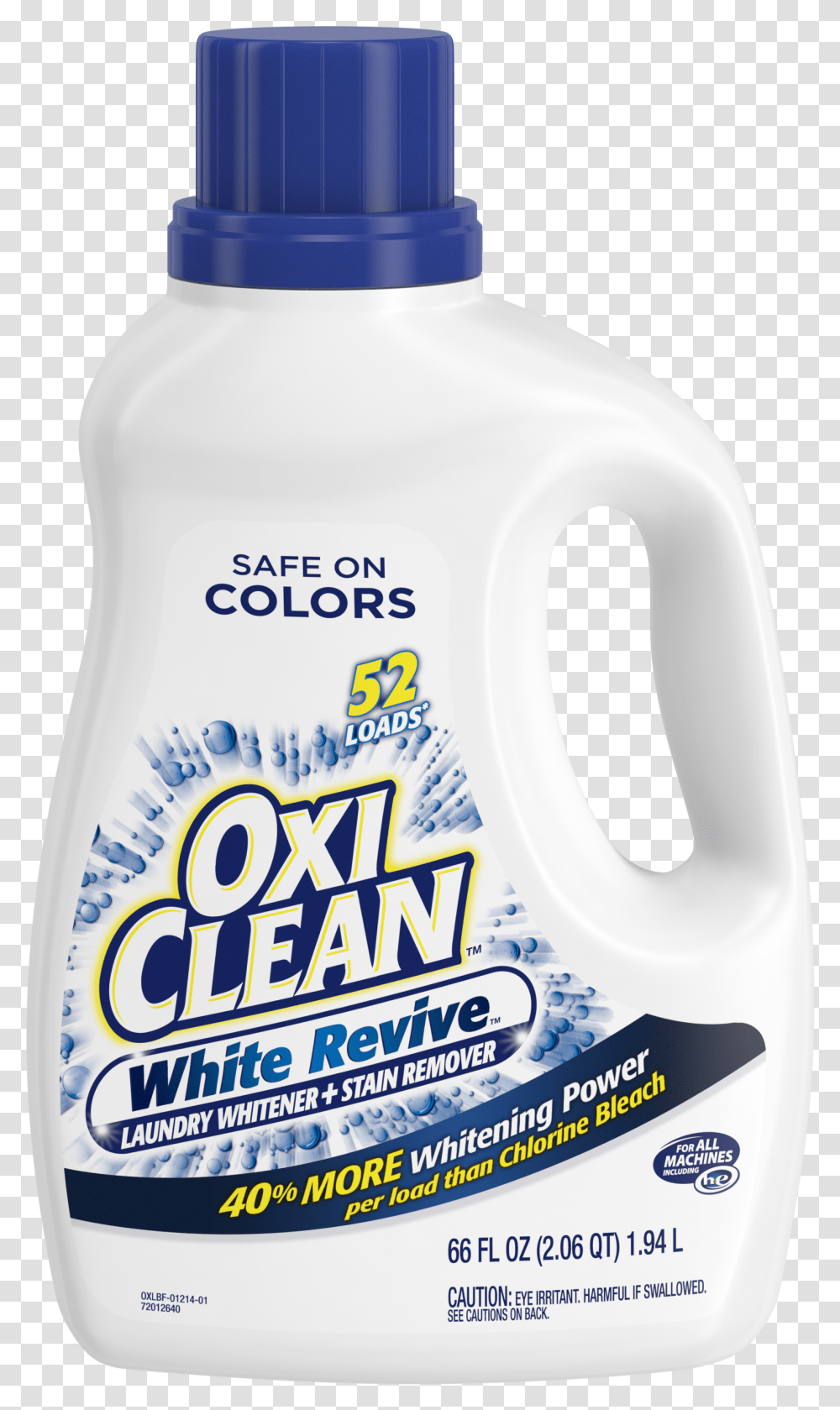 Oxiclean White Revive Liquid Laundry Whitener Stain Oxiclean, Beverage, Drink, Milk, Juice Transparent Png