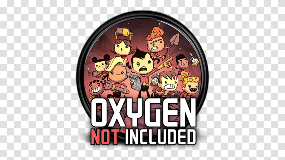 Oxygen Not Included Duplicant Tier List Oxygen Not Included Icon, Poster, Advertisement, Text, Art Transparent Png