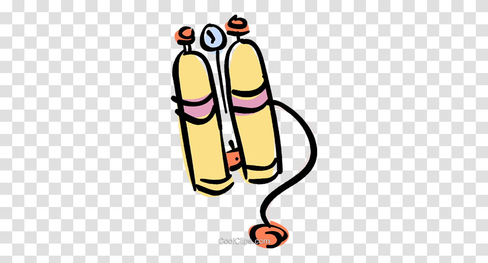 Oxygen Tanks Royalty Free Vector Clip Art Illustration, Bomb, Weapon, Weaponry, Crayon Transparent Png