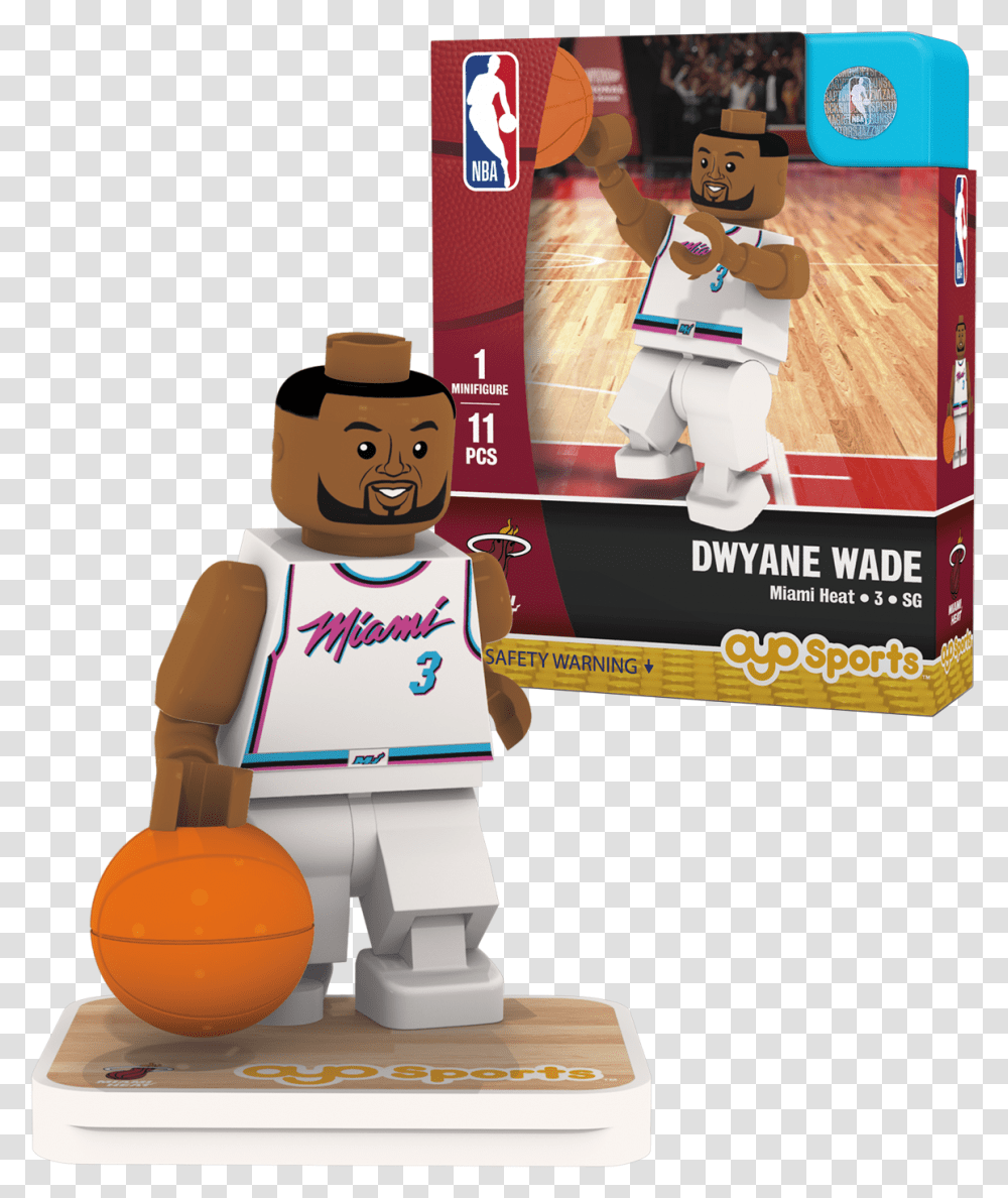 Oyo Sports Miami Heat Dwyane Wade Vice Uniform City Andre Iguodala Oyo Sports, Robot, Toy Transparent Png