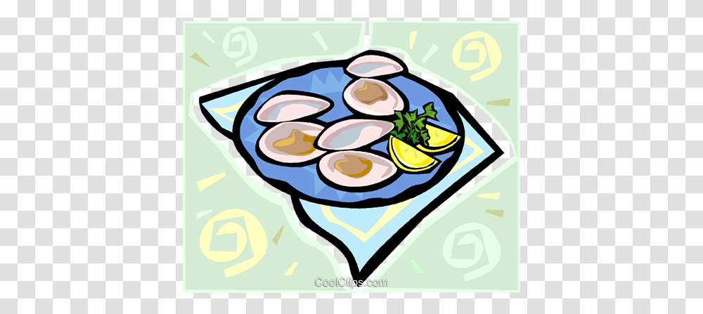 Oysters Royalty Free Vector Clip Art Illustration, Food, Sushi, Sea Life, Animal Transparent Png