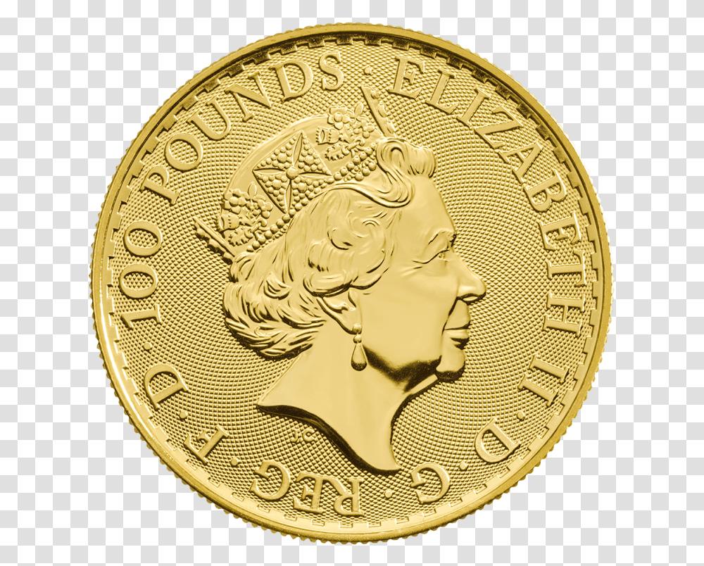 Oz Britannia Oriental Border Gold Coin 2019 Bitgild Royal Mint Britannia Coin 2020 Gold, Money Transparent Png