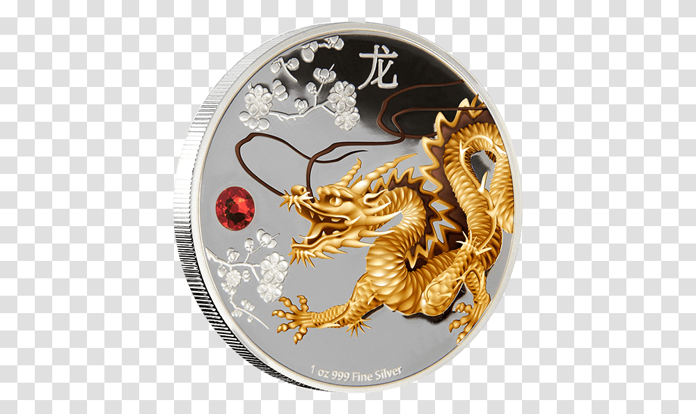 Oz Dragon Coin Silver Feng Shui, Money, Rug Transparent Png
