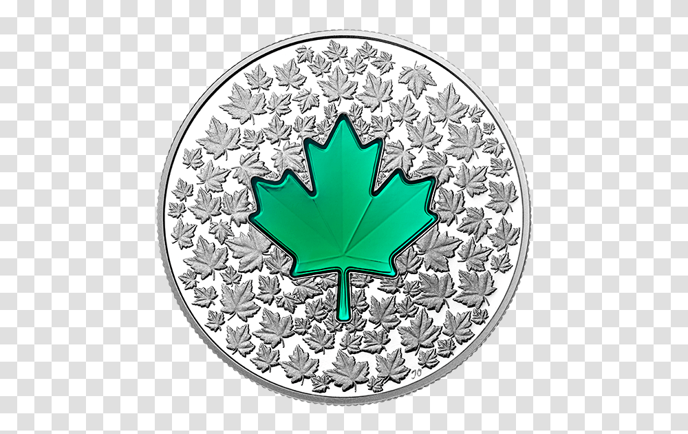Oz Fine Silver Coin, Leaf, Plant, Rug Transparent Png