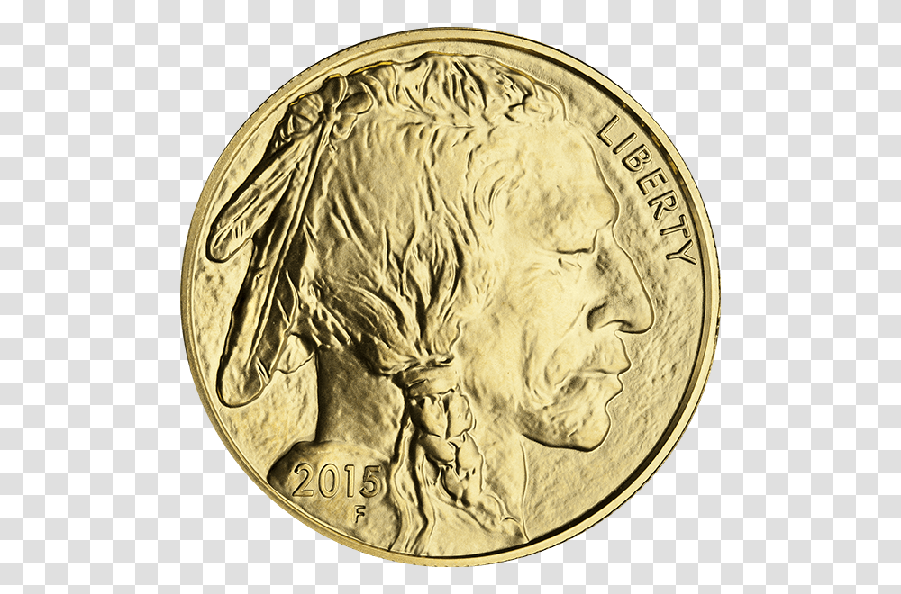 Oz Gold American Buffalo, Nickel, Coin, Money, Tiger Transparent Png