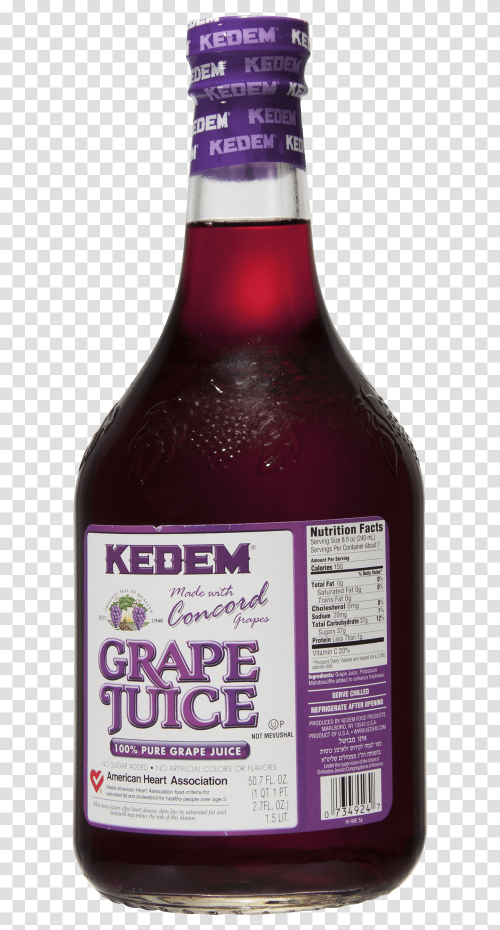 Oz Kedem Grape Juice, Beer, Alcohol, Beverage, Drink Transparent Png