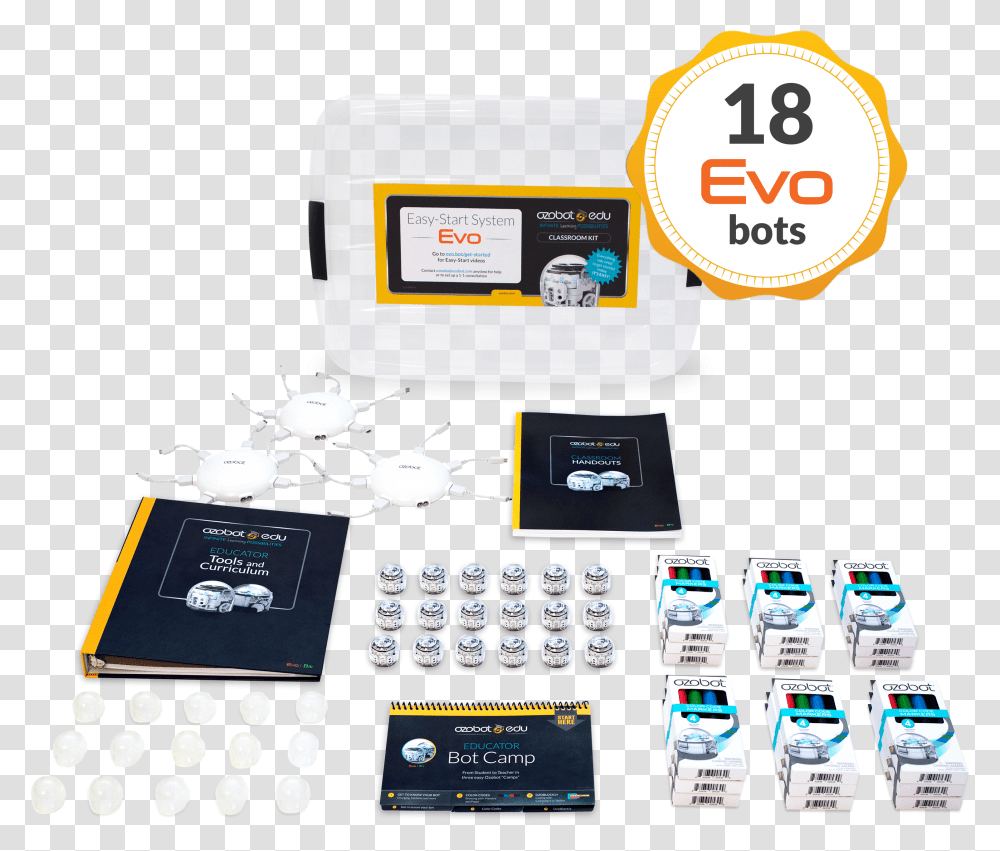 Ozobot Evo Classroom Kit Transparent Png