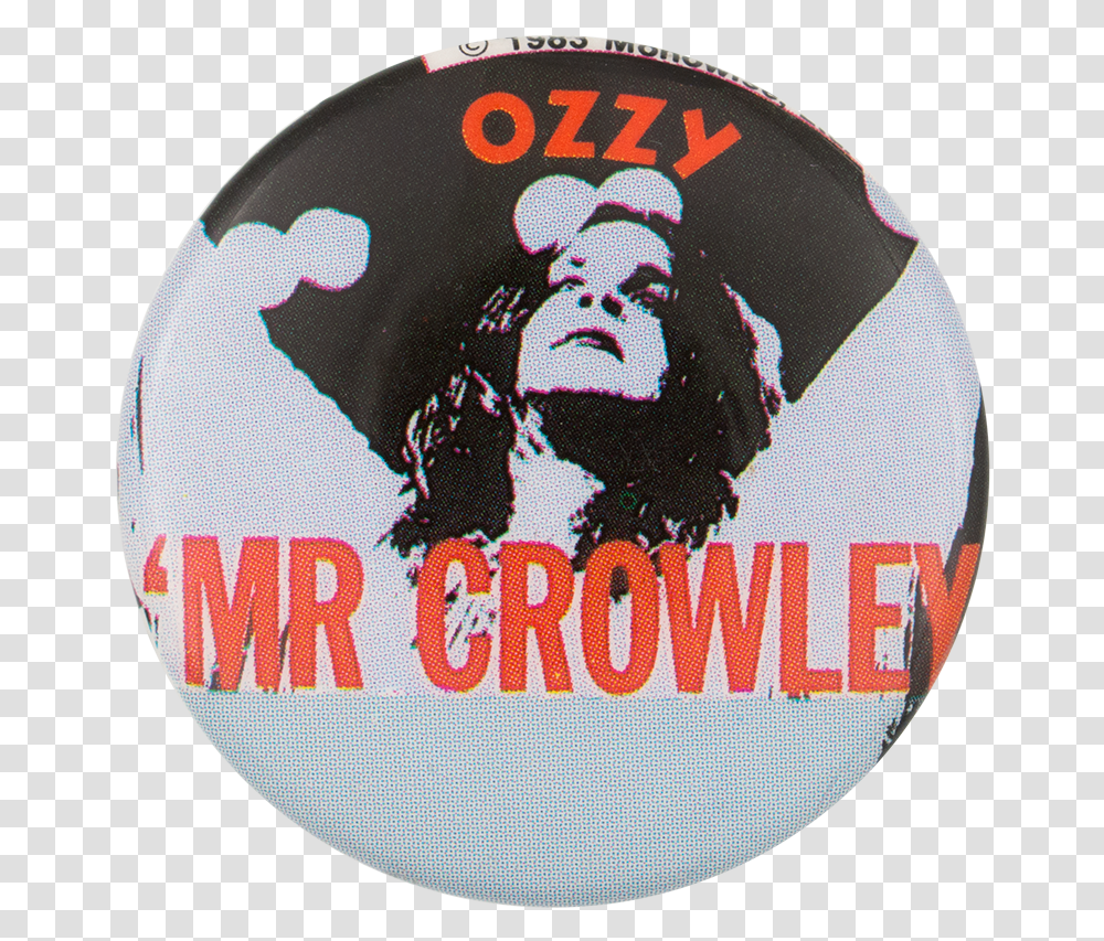 Ozzy Mr Crowley Music Button Museum Badge, Logo, Baseball Cap Transparent Png
