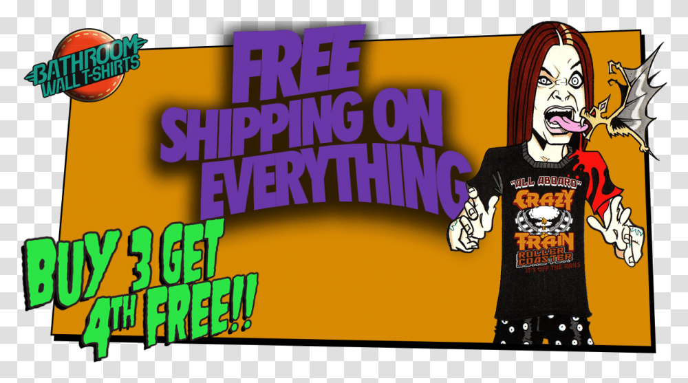 Ozzy Osbourne T Shirts And Black Sabbath T Shirts Illustration, Person, Word Transparent Png