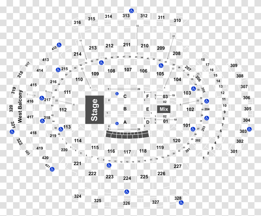 Ozzy Osbourne With Megadeth Tickets Madison Square Garden Elton John Seating Chart, Diagram, Cooktop, Indoors, Plot Transparent Png