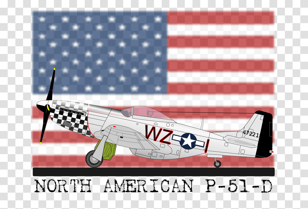P 51 D, Transport, Airplane, Aircraft, Vehicle Transparent Png