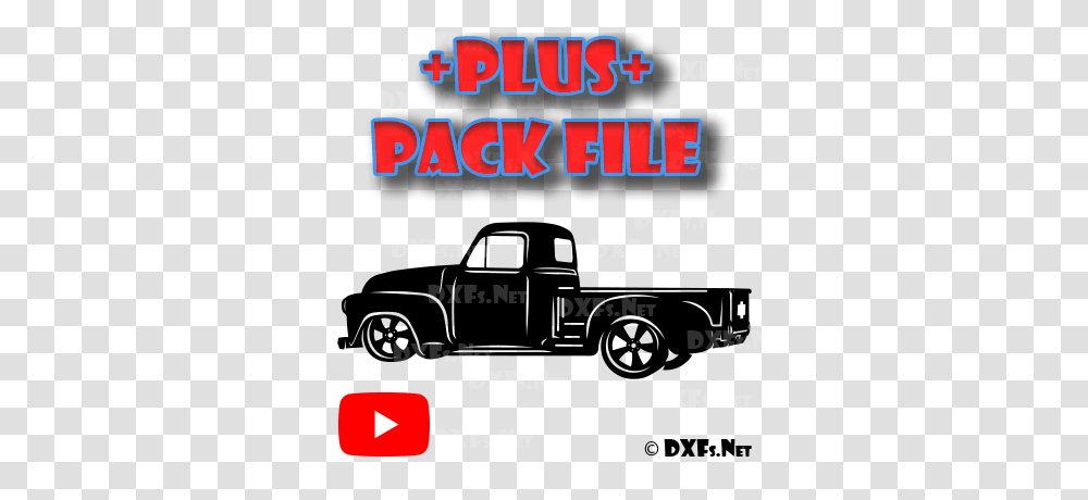 P Chevy Pickup Truck Classic Design Ready To Cut Cnc, Vehicle, Transportation, Flyer, Poster Transparent Png