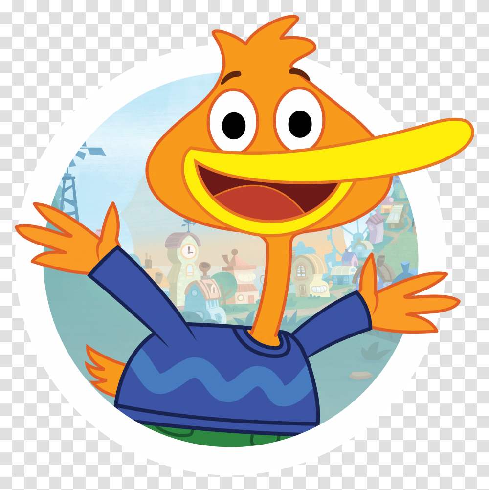 P King Duckling Disney Junior Clipart Download, Outdoors, Animal, Amphibian, Wildlife Transparent Png