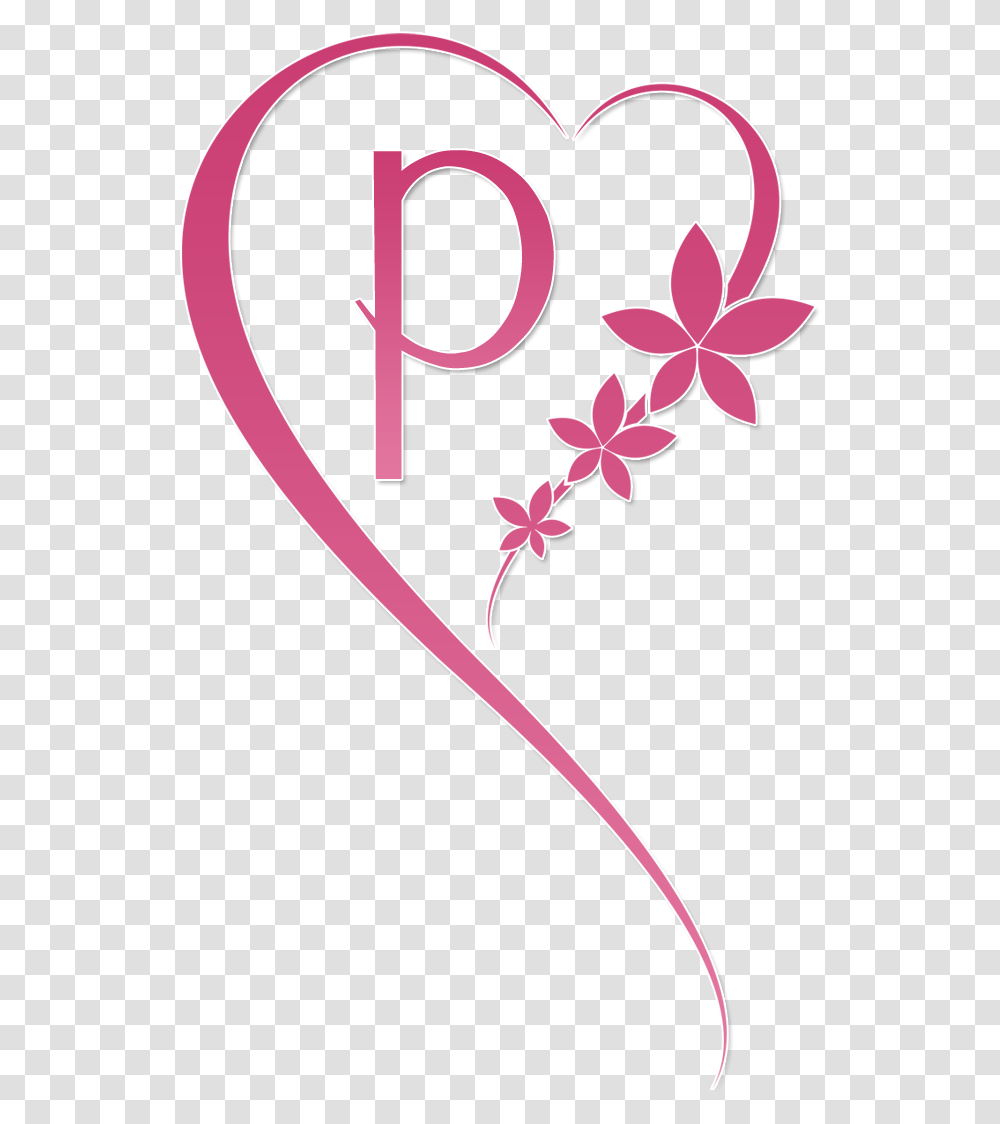 P Letter Images Download, Maroon, Floral Design Transparent Png