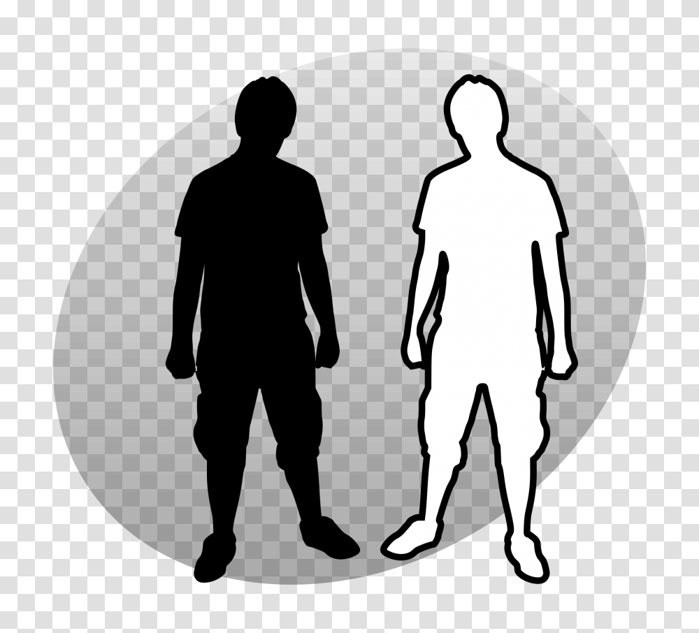 P People Black And White Grey, Silhouette, Person Transparent Png