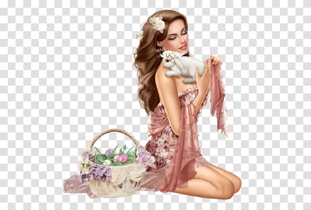 P Ques Tube Femme 3d Artist Glam Girl, Person, Wedding Gown, Fashion Transparent Png