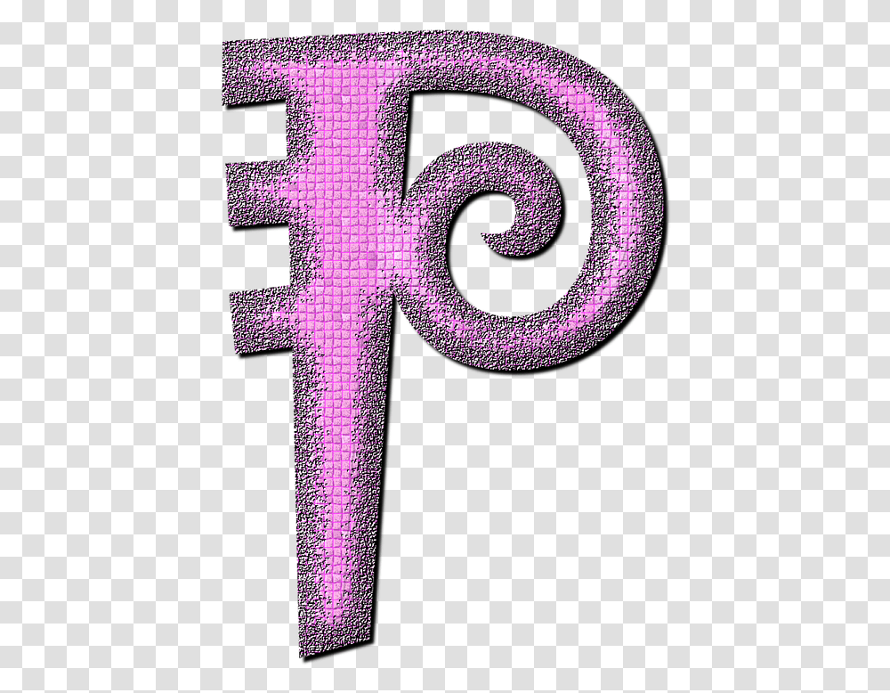 P, Cross, Purple, Alphabet Transparent Png