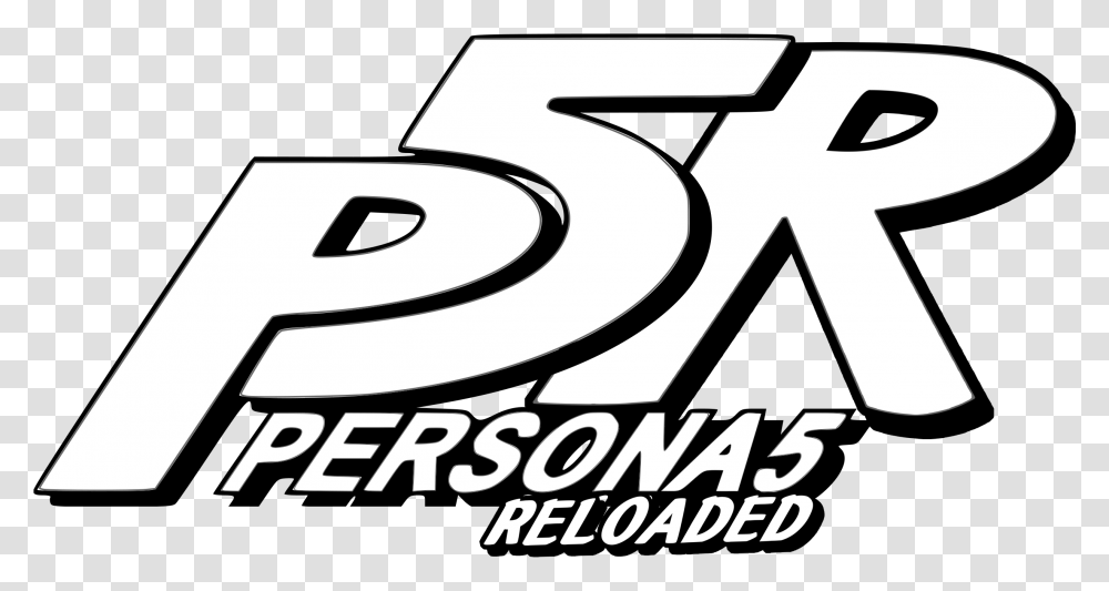 P5r Title Logo, Text, Alphabet, Number, Symbol Transparent Png