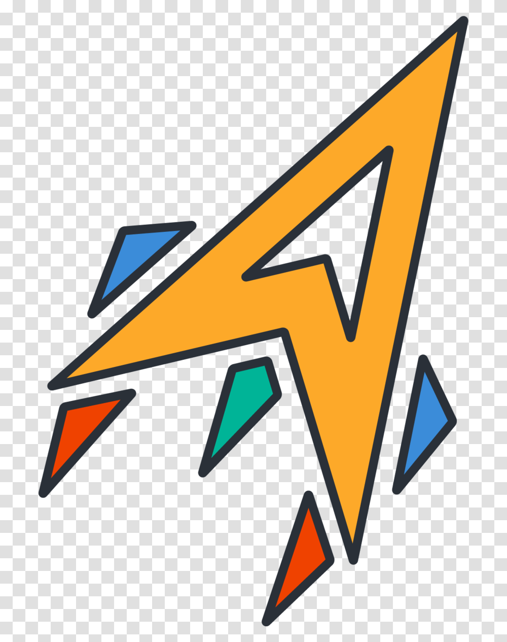 Pa Rocket Triangle, Alphabet, Number Transparent Png