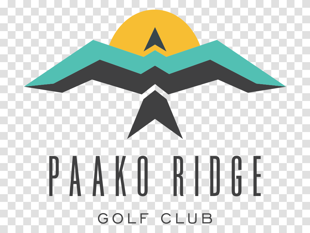 Paako Ridge Golf Club Graphic Design, Symbol, Star Symbol, Cross, Batman Logo Transparent Png