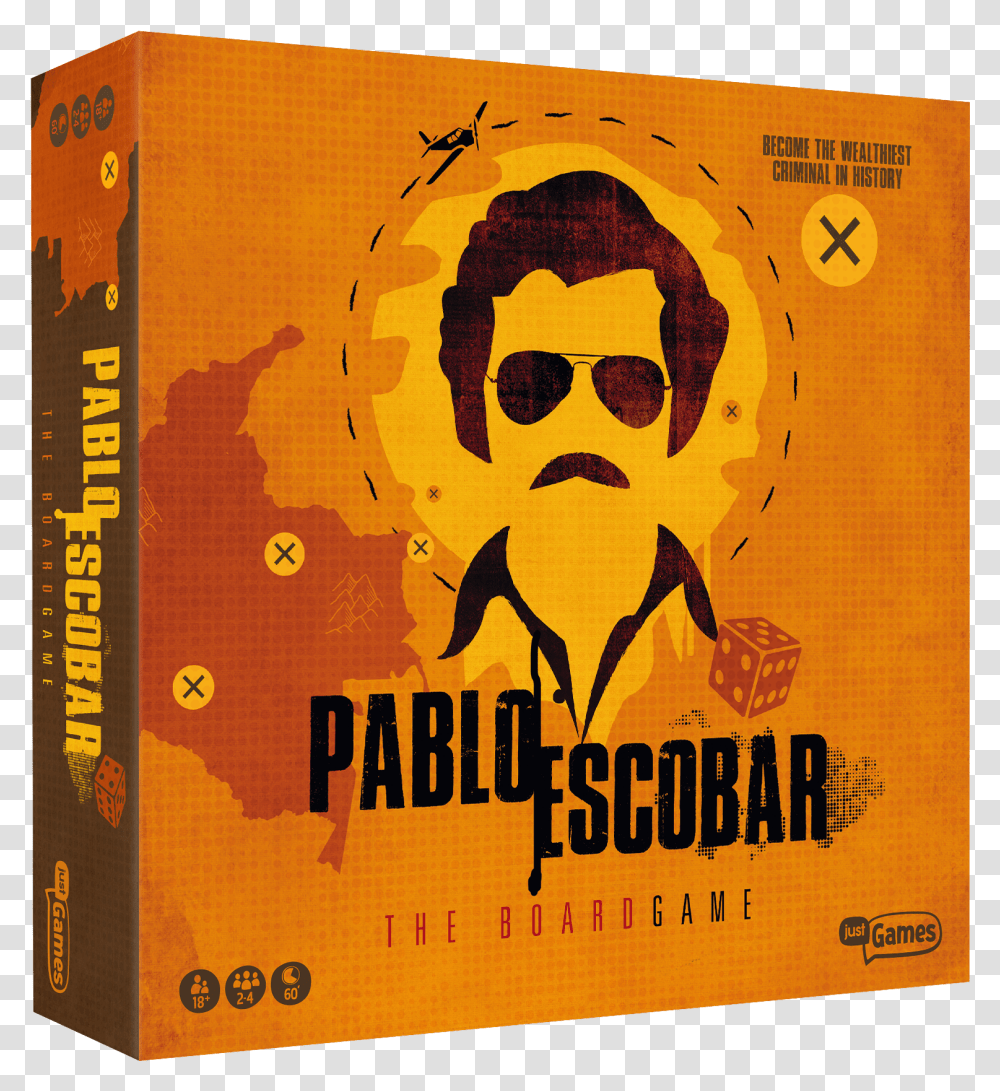 Pablo Escobar Board Game, Poster, Advertisement, Sunglasses, Accessories Transparent Png